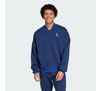 adidas Performance Mens Manchester United Seasonal Track Top - Dark Navy Cotton - Size Large