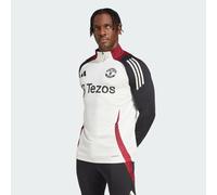 adidas Performance Mens Manchester United Tiro 24 Training Top - White Recycled Material - Size Large