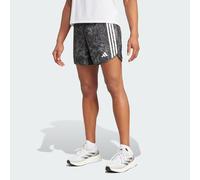 adidas Performance Mens Own the Run Excite Allover Print AEROREADY Shorts - Black Recycled Material - Size XL - 7”