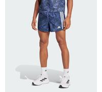 adidas Performance Mens Own the Run Excite Allover Print AEROREADY Shorts - Blue Recycled Material - Size M - 7”