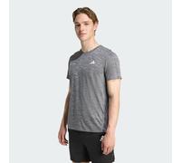 adidas Performance Mens Own The Run Melange Tee - Grey - Size Small