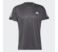 adidas Performance Mens Own the Run Tee - Grey Recycled Material - Size Medium