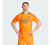 adidas Performance Mens Real Madrid 24/25 Away Authentic Jersey - Orange Recycled Material - Size X-Small