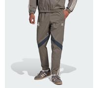 adidas Performance Mens Real Madrid Originals Track Pants - Grey Recycled Material - Size Medium
