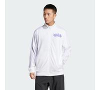 adidas Performance Mens Real Madrid Track Top - White Recycled Material - Size Small
