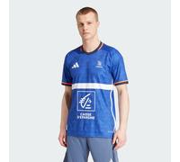 adidas Performance Mens Team France Handball Jersey - Blue Recycled Material - Size X-Large