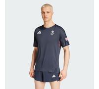 adidas Performance Mens Team GB Adizero Running Tee - Navy Recycled Material - Size X-Small