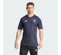 adidas Performance Mens Team GB Football Jersey - Navy Recycled Material - Size X-Large
