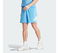 ADIDAS Performance Mens Train Essentials Logo Training Shorts - Blue Recycled Material - Size XS - 7”