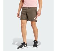 adidas Performance Mens Train Essentials Logo Training Shorts - Sage Green Recycled Material - Size S - 5"