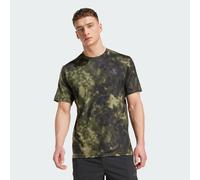 adidas Performance Mens Train Essentials Seasonal All Over Print Tee - Khaki - Size Small
