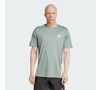 adidas Performance Mens Train Essentials Seasonal Colorblock Tee - Green Recycled Material - Size 2XL