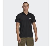 adidas Performance Mens Train Essentials Training Polo Shirt - Black/White - Size Medium (Long)