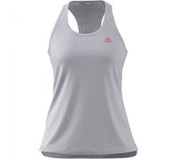 adidas Performance Primeblue Designed 2 Move 3-Stripes Women's Training Tank, Light Grey, M, lightgrey