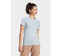 adidas Performance Striped T-Shirt Light Blue
