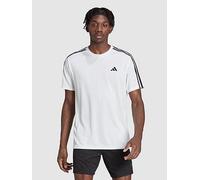 adidas Performance Train Essentials 3-Stripes Training T-Shirt - White, White, Size S, Men White