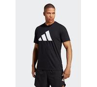 adidas Performance Train Essentials Feelready Logo Training T-shirt - Black/White, Black/White, Size 2Xl, Men Black/White