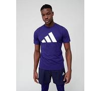 adidas Performance Train Essentials Feelready Logo Training T-Shirt, Dark Blue/White, Size S, Men Dark Blue/White