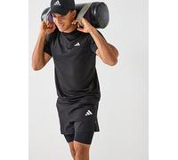 adidas Men's Train Essentials Training Tee, Black/White, S