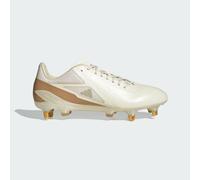 adidas Performance Unisex Adizero RS15 Pro Soft Ground Rugby Boots - Off-White Leather - Size UK 5