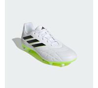 adidas Performance Unisex Copa Pure.3 Firm Ground Boots - Off-White Leather - Size UK 8