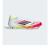 adidas Performance Unisex F50 Elite Laceless Soft Ground Boots - White - Size UK 12.5