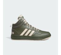 adidas Performance Unisex Hoops 3.0 Mid Lifestyle Basketball Classic Fur Lining Winterized Shoes - Khaki - Size UK 5