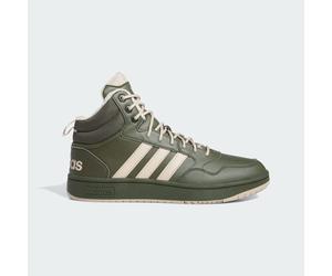 adidas Performance Unisex Hoops 3.0 Mid Lifestyle Basketball Classic Fur Lining Winterized Shoes - Khaki - Size UK 4