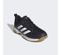 adidas Performance Unisex Ligra 7 Indoor Shoes - Black/White - Size UK 12.5