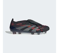 adidas Performance Unisex Predator Elite Fold-Over Tongue Firm Ground Boots - Black/Dark Grey - Size UK 9.5