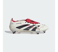 adidas Performance Unisex Predator Elite Fold-Over Tongue Soft Ground Boots - Off-White - Size UK 6.5