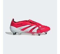 adidas Performance Unisex Predator Elite Fold-Over Tongue Soft Ground Boots - Red - Size UK 6.5