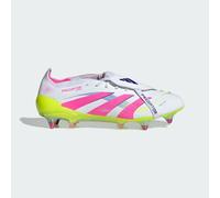 adidas Performance Unisex Predator Elite Fold-Over Tongue Soft Ground Boots - White - Size UK 12.5