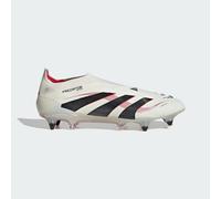 adidas Performance Unisex Predator Elite Laceless Soft Ground Boots - Off-White - Size UK 7