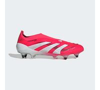 adidas Performance Unisex Predator Elite Laceless Soft Ground Boots - Red - Size UK 6