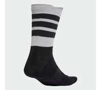 ADIDAS Performance Unisex Run X Reflective Socks - Black/White - Size UK 6.5-8