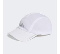 adidas Performance Unisex Running AEROREADY Four-Panel Mesh Cap - White Recycled Material - Size Small/Medium