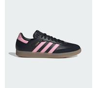 adidas Performance Unisex Samba Inter Miami CF Indoor Boots - Black Leather - Size UK 10