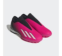 adidas Men's X Speedportal.3 Laceless Turf Boots Football, Shock Pink/Zero Metalic/Core Black, 9.5 UK