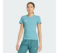 adidas Performance Womens Adizero Essentials Running Tee - Turquoise - Size 12 UK