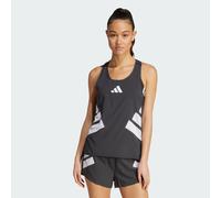 adidas Performance Womens Adizero Road to Records Singlet - Black - Size Large