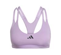 adidas Performance Womens Aeroimpact Luxe Training Light-Support Bra - Violet Recycled Material - Size L (A-B)