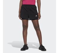 adidas Performance Womens AEROREADY Made for Training Minimal Two-in-One Shorts - Black/White Recycled Material - Size Small
