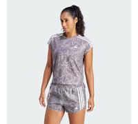 adidas Performance Womens AEROREADY Tee - Beige Recycled Material - Size Medium