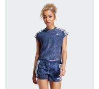 adidas Performance Womens AEROREADY Tee - Blue Recycled Material - Size X-Large