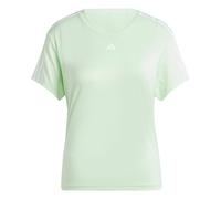 adidas Performance Womens AEROREADY Train Essentials 3-Stripes Tee - Green - Size X-Small