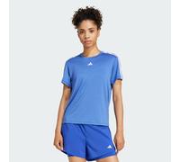 adidas Performance Womens AEROREADY Train Essentials 3-Stripes Tee - Sapphire - Size X-Small