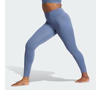 adidas Performance Womens All Me 7/8 Leggings - Blue Recycled Material - Size 2XL