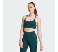 adidas Performance Womens All Me Light Support Bra - Forest Green - Size Small