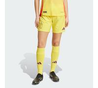 adidas Performance Womens Belgium 25 Away Authentic Shorts - Yellow Recycled Material - Size 2XS